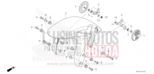 AILE AVANT CBR600R3R de 2024